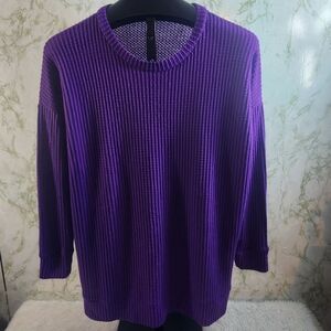 ZENANA OUTFITTERS Soft Purple Longsleeve Top